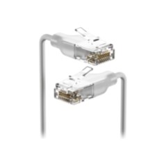 Ubiquiti UniFi CAT 6 1m Patch Cable - High-Speed White Ethernet Cable for Reliable Connections